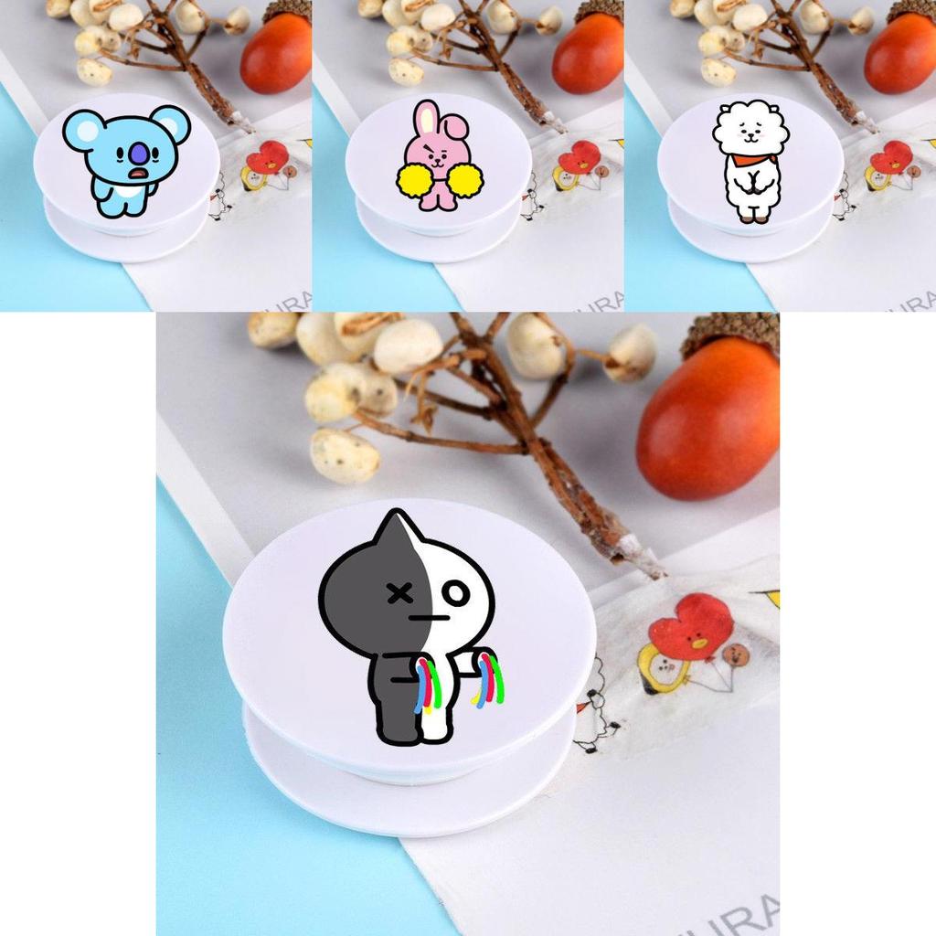 Bts Phone Kpop Stand Holder Bangtan Boys Universal Phone Holder Grip Cute V Jin