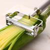 Reborn. J Mudita Allsten 2-in-1 Dual Peeler / Carrot Cutter, Cabbage Cutter, Multi-Purpose Vegetable Cutter (Cleaning Brush Included)