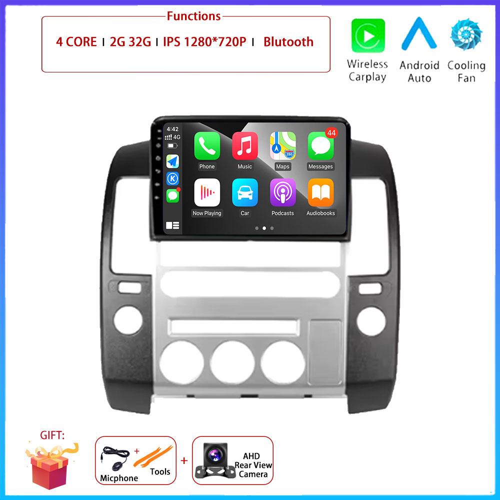 9“ Android OS For Nissan Pathfinder R51 2004 - 2009 Car Radio Stereo Multimedia Video GPS Navigation Player QLED Screen BT 5.0