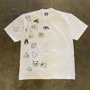 Pure Cotton Short Sleeve Tshirt 3a260g Double Weave Loose Fit Unisex Summer Breathable Fashionable American Retro Style