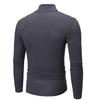 Männer Herbst Winter Slim Fit Bodenbildung T-shirt Rollkragen Lange Ärmel Einfarbig Elastische Dünne Pullover Tops Streetwear