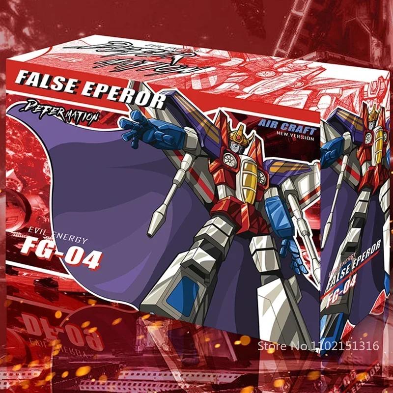 Transformation FG-04 FG04 Starscream False Eperor Air Craft With Stand And Cape Crown Action Figure With Box