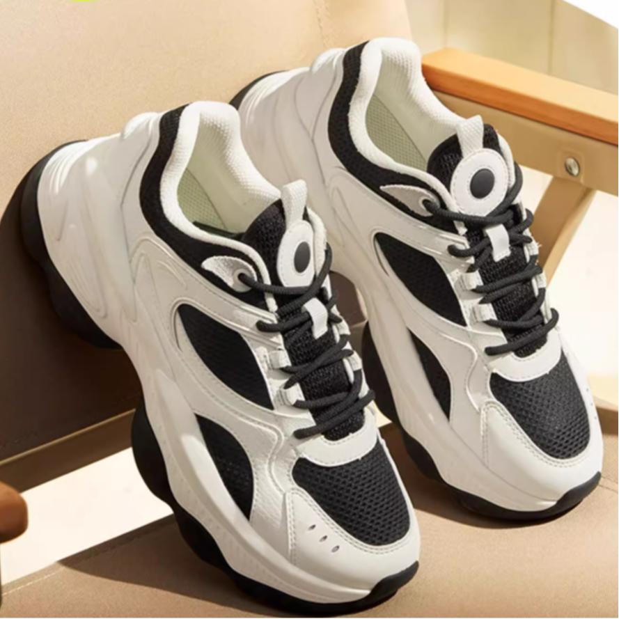 New Anta Durable Breathable Low Top Casual Shoes Women's Black White 122418885-2