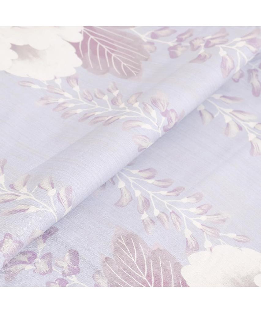 Yukata Set Junior Retro Change Weave 3-teiliges Set Heiko C Mädchen Pfingstrose und [KYOETSU] (Yukata, Obi, Geta) (140cm, 12. Oborofuji)