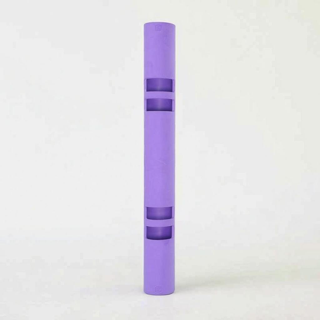 Fitness Tube with Grip Openings Hollow Exercise Cylinder Matte Weighted