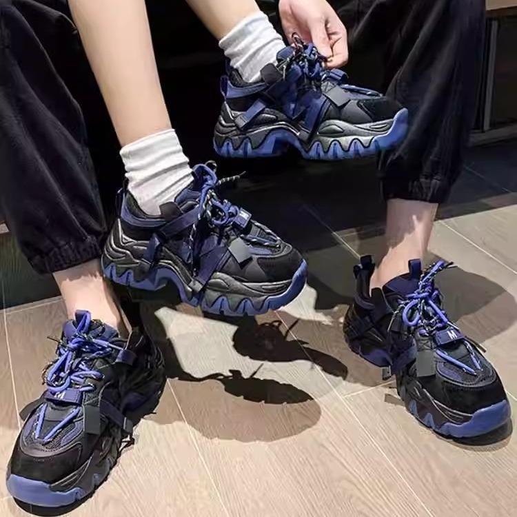 Dad Shoes Women's 2025 New Spring and Autumn Fleece Warm Thick-soled Small Shoes Versatile Casual Sports Shoes