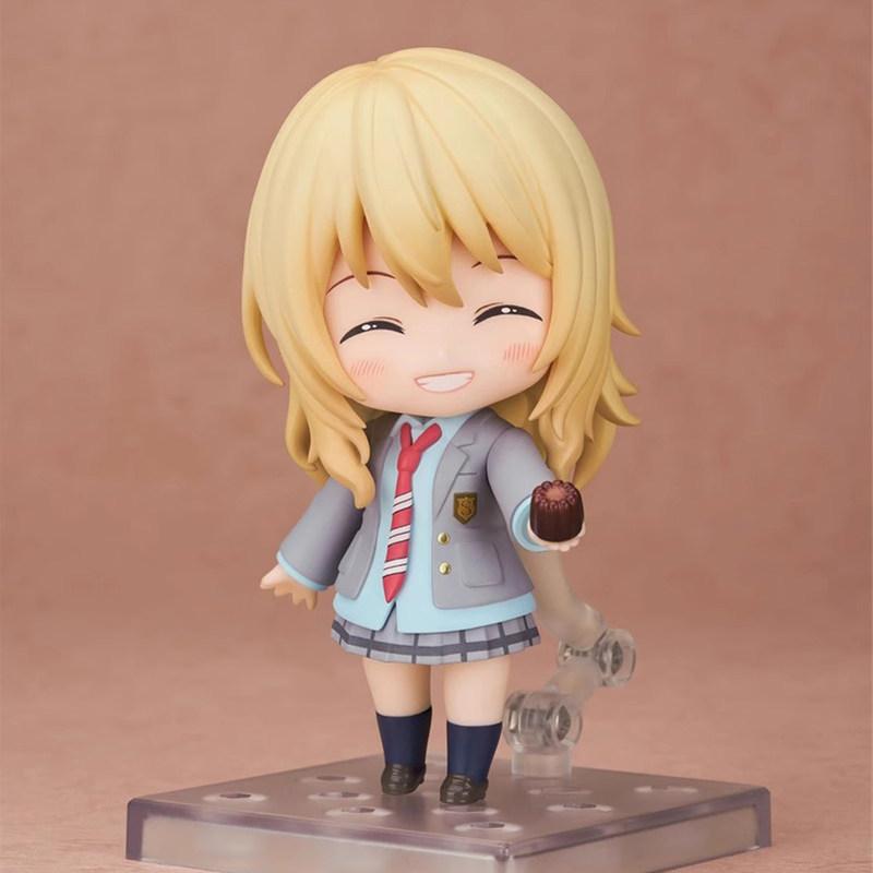 Q Version Miyazono Kaori Your Lie In April Anime Action Figure PVC Collectible Model Desktop Decor Gift For Anime Fans