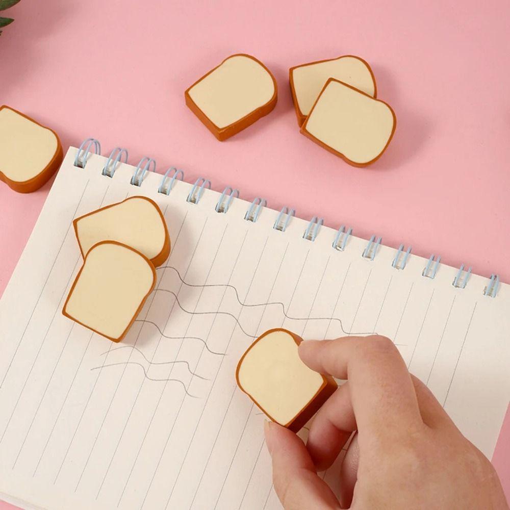 Stationery Biscuit Bread Eraser Chocolate Simulation Food Eraser Students Accessories
