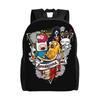 Adventures Anime Times Backpack for Women Men School College Students Bookbag Fits 15 Inch Laptop Cartoon Bags