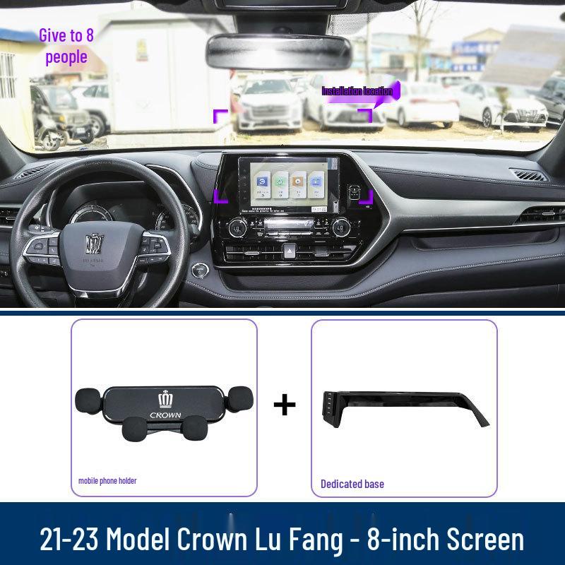 Support de téléphone pour voiture Crown Lu Fang Modèle 21-24 Support d'écran