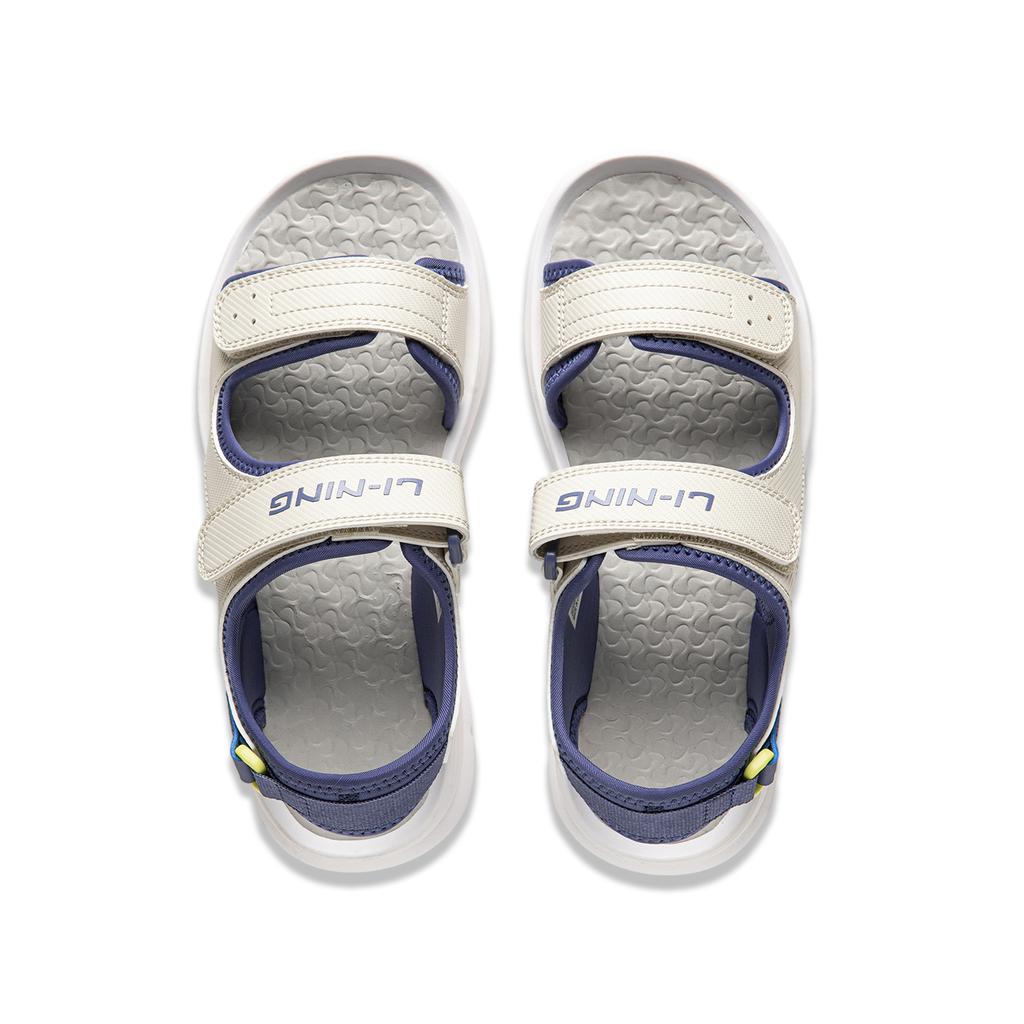 Li Ning Trendy Versatile Fashionable Simple Childrens Sandals Kids Footwear YKUU032-3