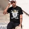 Mahoa T Shirt Shikigami Graphic Unisex Wash D Streetwear Anime Gold Wheel Tee 2026 New Model