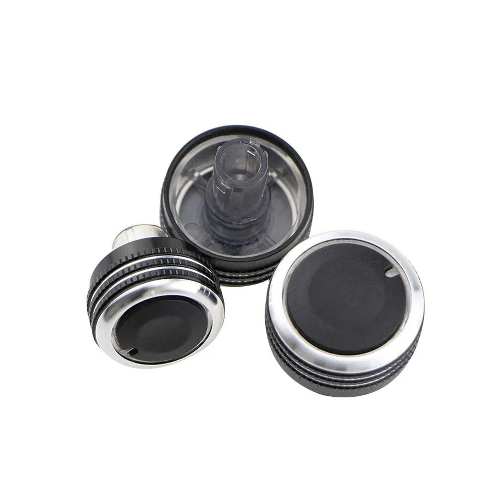 

Color My Life 3 шт./компл. автомобильный кондиционер, переключатель контроля температуры, ручка переменного тока для Volkswagen VW Caddy 2005-2010, детали, аксессуары Upgrade Black