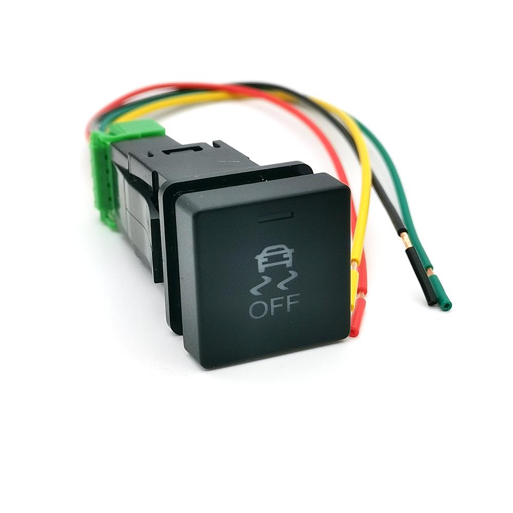 1PC Car LED DRL Radar Power on Off Fog Light Fan Seat Heated Switch Button with Wire Fit for Isuzu D-MAX 2021- 2023