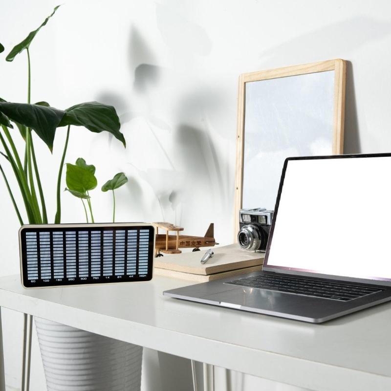 AK1016 LED Indicator Sound Music Spectrum VU Meter Stereo Amplifier Board Adjustable Light Speed Board for Car Player