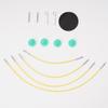 Colorful Extendable Detachable Circular Knitting Needle Set for Sweaters and Scarves