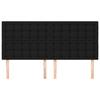 Maison Exclusive - Tête de lit Noir 160x5x118/128 cm Tissu