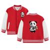 Giacca da Baseball Foderata in Pile per Bambini - Collezione Autunno/Inverno 2026, Capo d'Abbigliamento Versatile Taglia Media/Grande