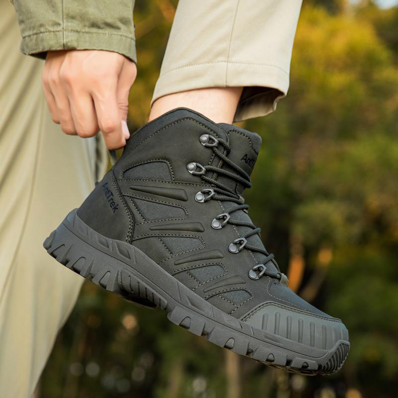 Plus Size Breathable Men Boots Outdoor Desert Boots Comfortable Ankle Boots For Men Hiking Shoes