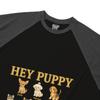 Seupeullaesikodeu Raglan Long Sleeve Black - Hey Puppy