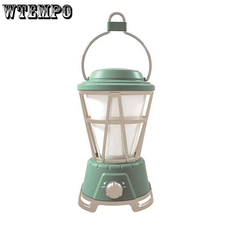 

Кемпинговая лошадиная лампа для улицы с зарядкой, лампа-атмосфера с эффектом пламени, ретро-солнечное кемпинговое освещение Type 2 - solar panel зелёный