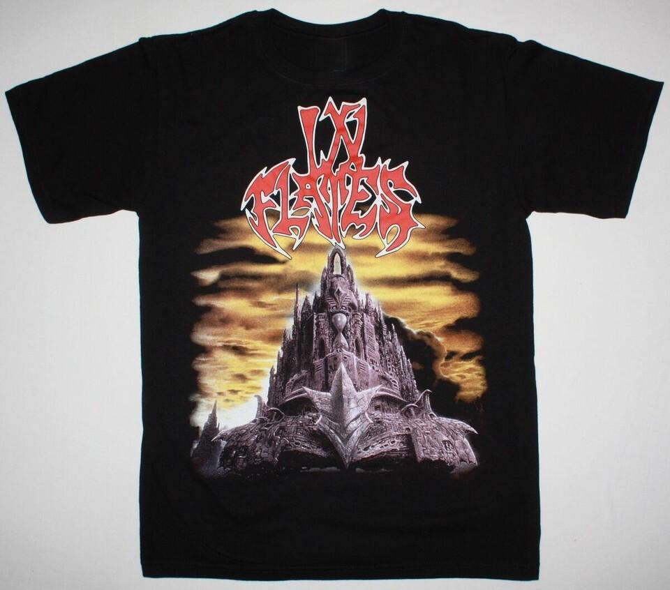 

In Flames Band Heavy Cotton Black Full Size Men Women Tee Shirt KN115 Unisex T-Shirt M