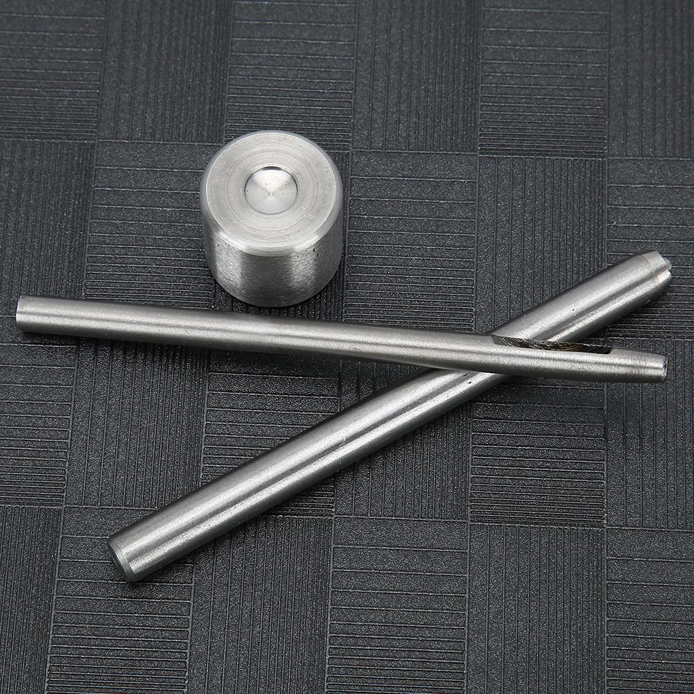 3PCs Button Installation Tool Rivet Fix Set Hand Operation Crafts Comfortable Grip Steel