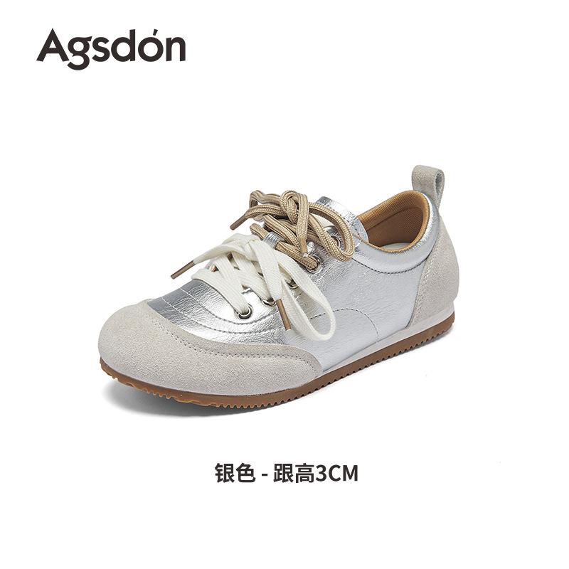 Augustine Ballet Training Shoes Women's 2025 New Summer Academy Style Flat-bottomed Casual Board Shoes Sports White Shoes