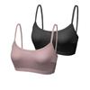 Women Sexy Simple Comfortable Solid Color Wireless No Buckle Camisole Bra