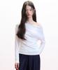 HAE BY HAEKIM [Atelier] Strap Drape Top_White