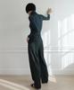 RUBATI Classic Wide Wool Pants (Green)