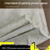 Unprimed Linen-Cotton Blend Canvas: Fine & Medium Grain for Oil or Acrylic Painting