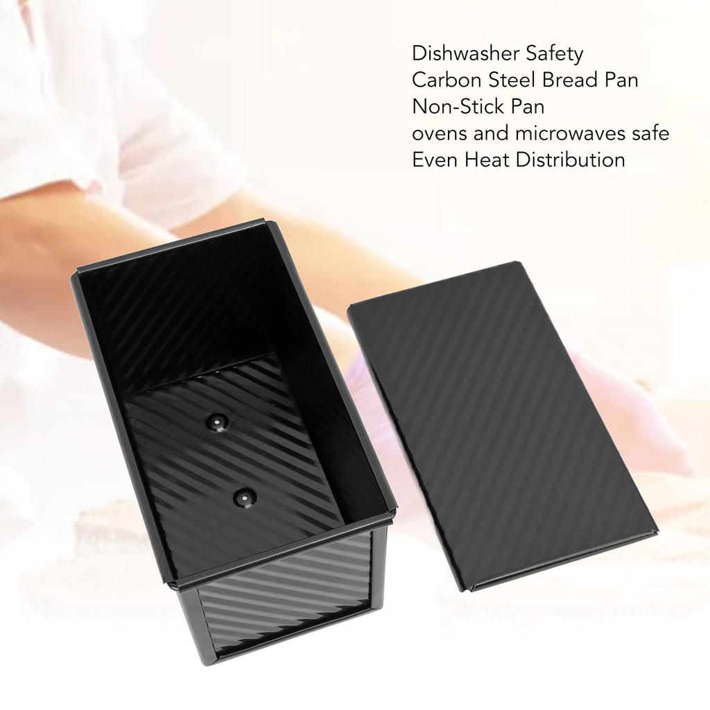 Bakeware Loaf Pan Loaf Pan Non Stick Bakeware for Baking Bread Carbon Steel Corrugated Bread Toast Box for Baking Bread Loaf Pan