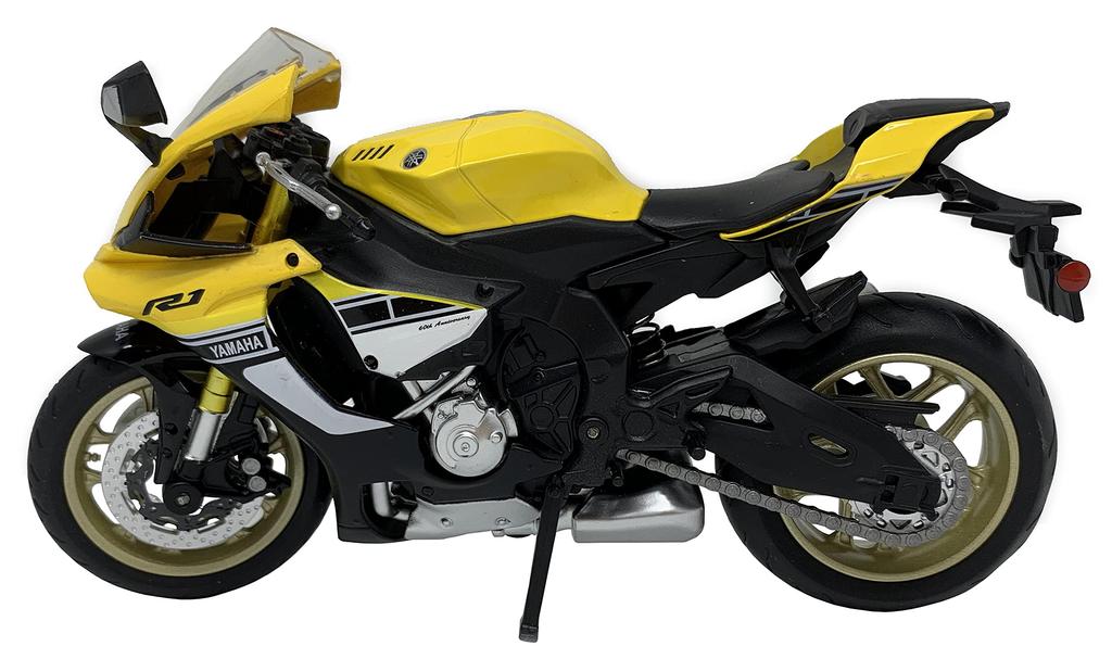 Doyusha Diecast Motorcycle Yamaha Yellow Finished Product 1/12 YZF-R1