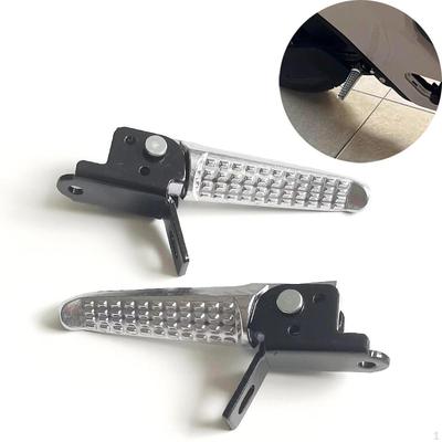 Motorcycles Footrests Rear Pedals Easy Installation Stable Passenger Foot Pegs Motorbike
