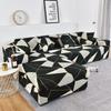 Chaiselongue-Sofabezug in L-Form, 2 Stück erforderlich, Stretch-Sofabezug, universeller Stretch-Ecksofabezug, Schnittschutz