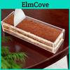 Acrylic Box Transparent Rectangular Tiramisu Stackable Dessert Container For Home Baking Wedding Dessert Table Display