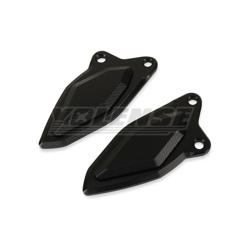 Fit For Daytona 660 2024 Motorcycle Footrest Heel Guard Cover Rearsets Foot Rest Peg Protector Black-NO LOGO