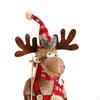 Weihnachts-Elch Plüschtier Geschenk Mitbringsel Tier für Kaminsims Mittelstück Kamin S Hosen