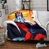 1pc UFO Robot Grendizer9 Blanket, Gift, for Men and Women, Soft Blanket, Good for Sofa Bed Couch Travel, Lightweight Flannel Blanket