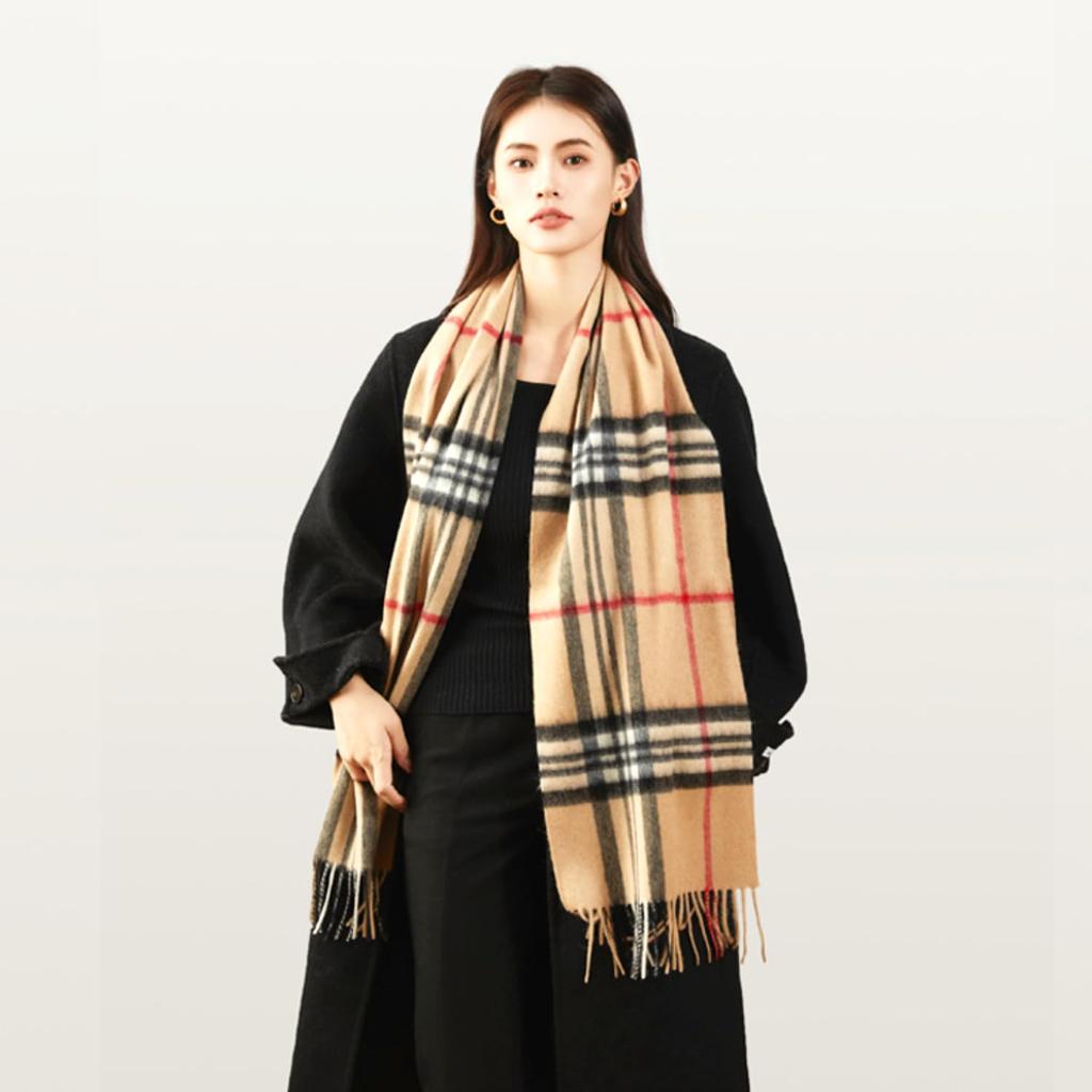 Soft Scarf Comfortable Large Scarf for Classic Plaid Unisex Gift [Anuoktrolt] Students, Adults, Shawl,
