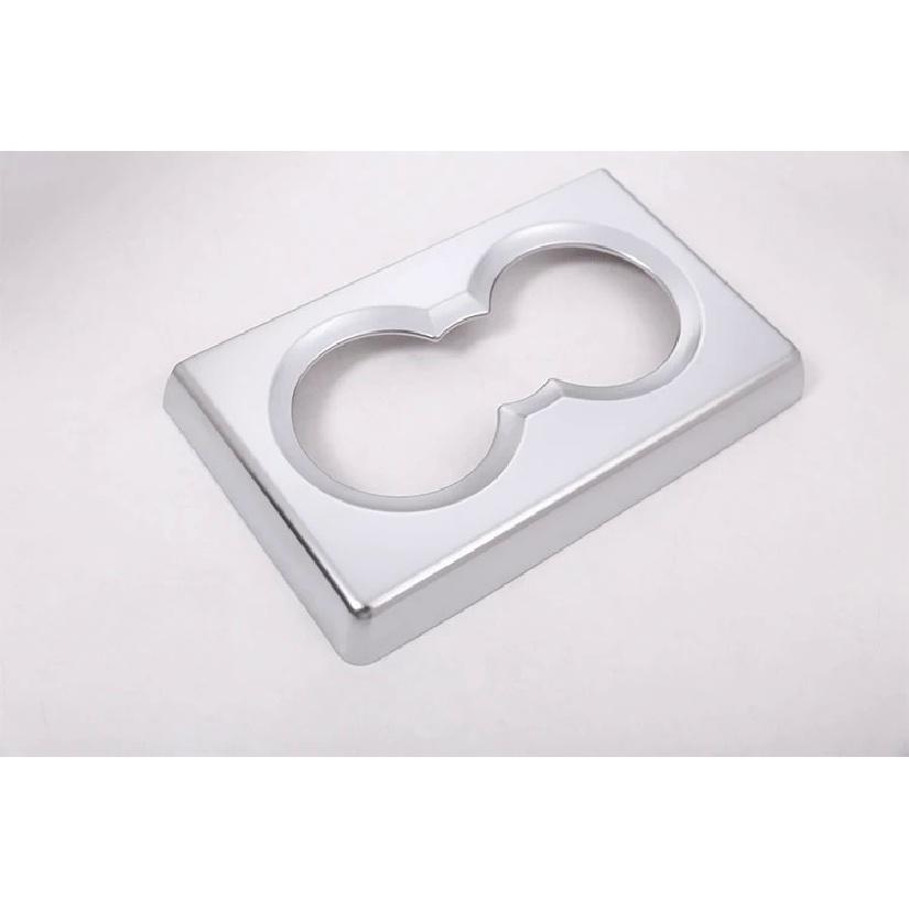 Car Styling Rear Drain Cup Holder Decorative Frame Sticker Fit For Alfa Romeo Giulia 2017 Auto Interior Accessories