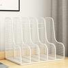 Four-Tier A4 Metal File Organizer and Bookcase