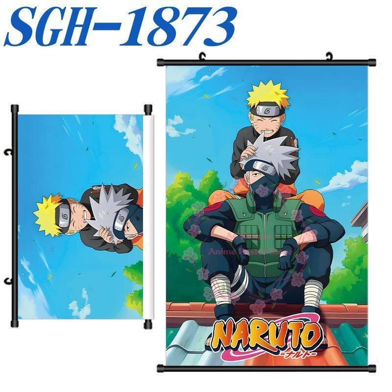 Poster N-Naruto Scroll Painting Peripheral Hanging Painting Bedside Living Room Background Wall Cloth Painting