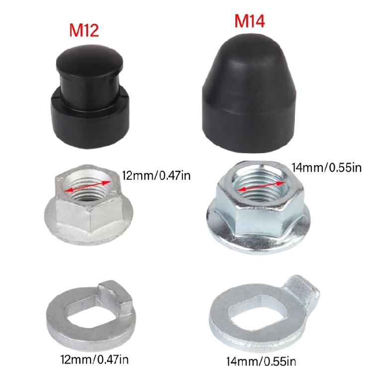 Screw Caps Washer/Spacers/Nut Cover Electric Bicycles Hub Lock Hub Motor Nut