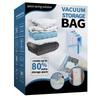 Transparent Blue Vacuum Compression Storage Bag for Clothes & Quilts with Air Pump