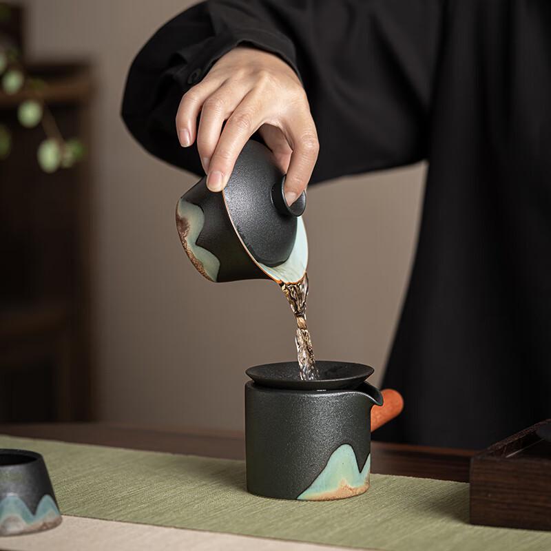 Sushi Ceramics 'A Thousand Li of Rivers and Mountains' Kung Fu Tea Set