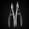 Professional Russian-Style Stainless Steel Cuticle Nippers - Precision Small Blade Manicure Tool