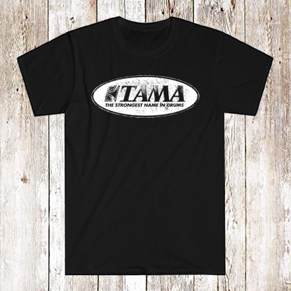 

TAMA Drums White Men s Black T-Shirt Size S-5XL Unisex T-Shirt S