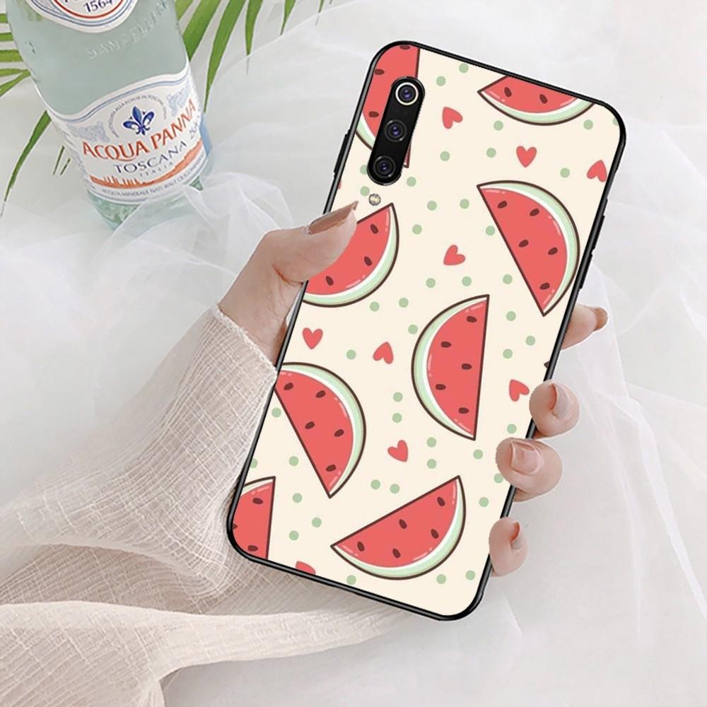 Summer Cartoon Watermelon Phone Case For Xiaomi Mi 5X 8 9 10 11 12 Lite Pro 10T PocoX3pro PocoM3 Note 10 Pro Lite